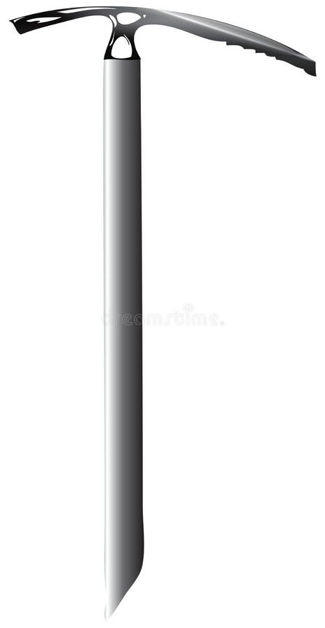 Ice ax stock illustration