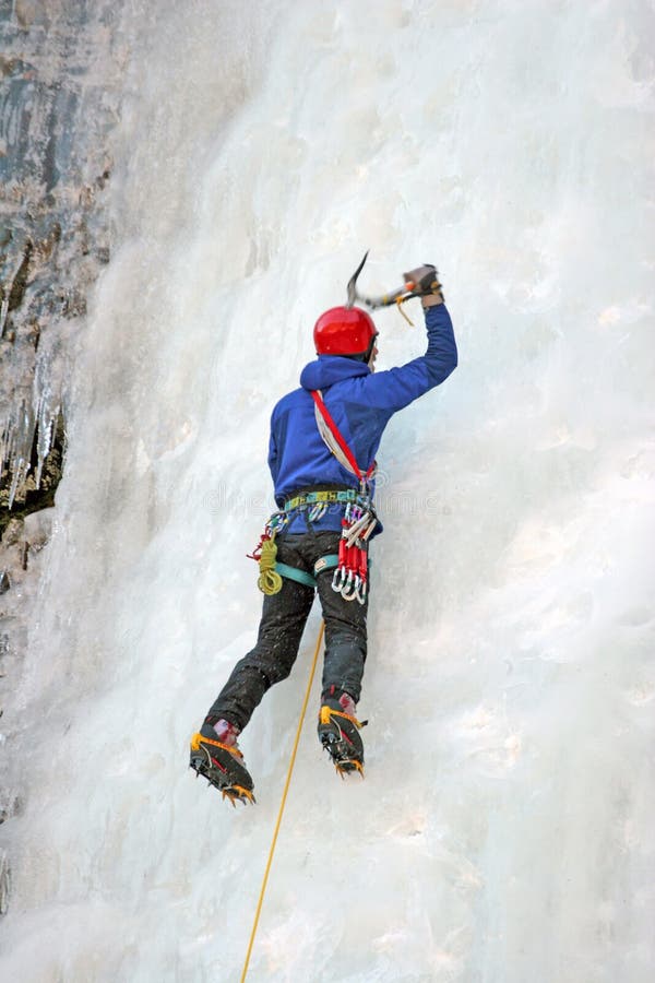 Ice climbing editorial stock photo. Image of mountain 67552833