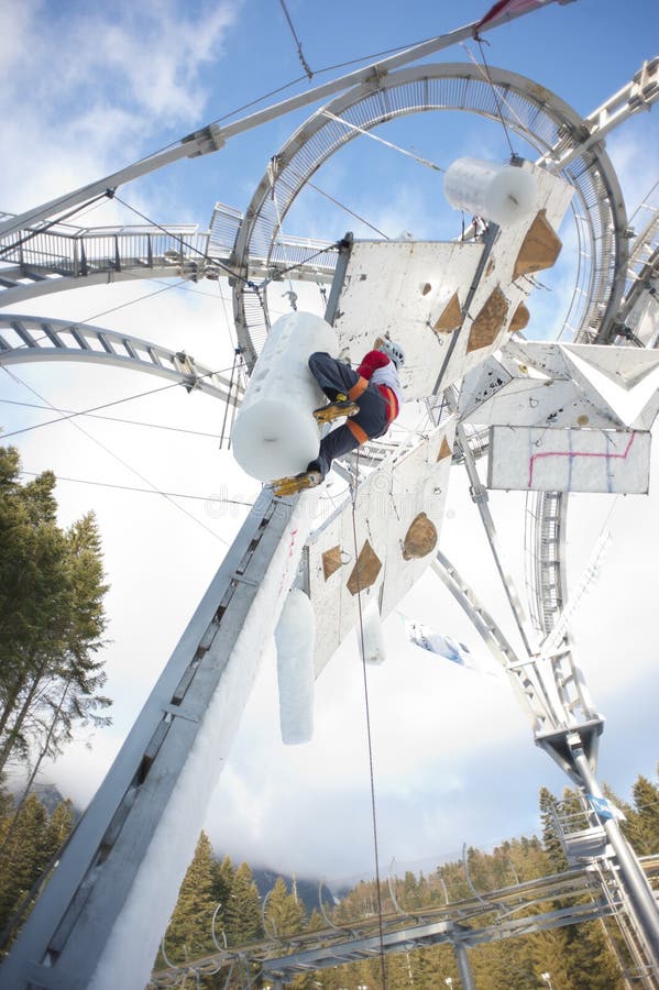 Angelika Rainer 1st Place at Women S Lead Competitionat at Ice Climbing