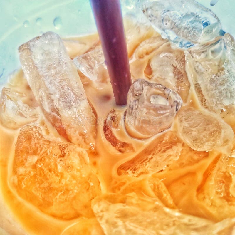 Ice coffee melt stock image. Image of coffee, cuisine 242549069