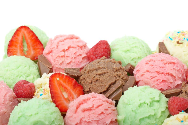 Ice cream balls stock images Ice cream balls stock images