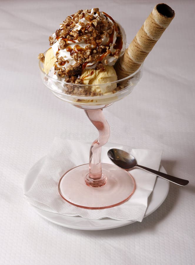 Ice cream bowl stock image. Image of cream, still, flavour 72465607