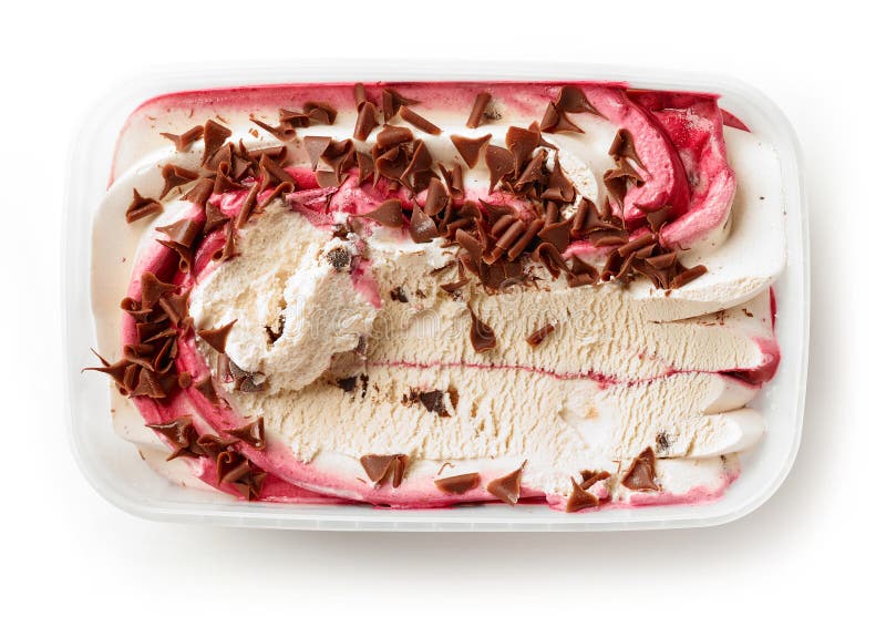Ice cream box stock image. Image of summer, icecream 68650371