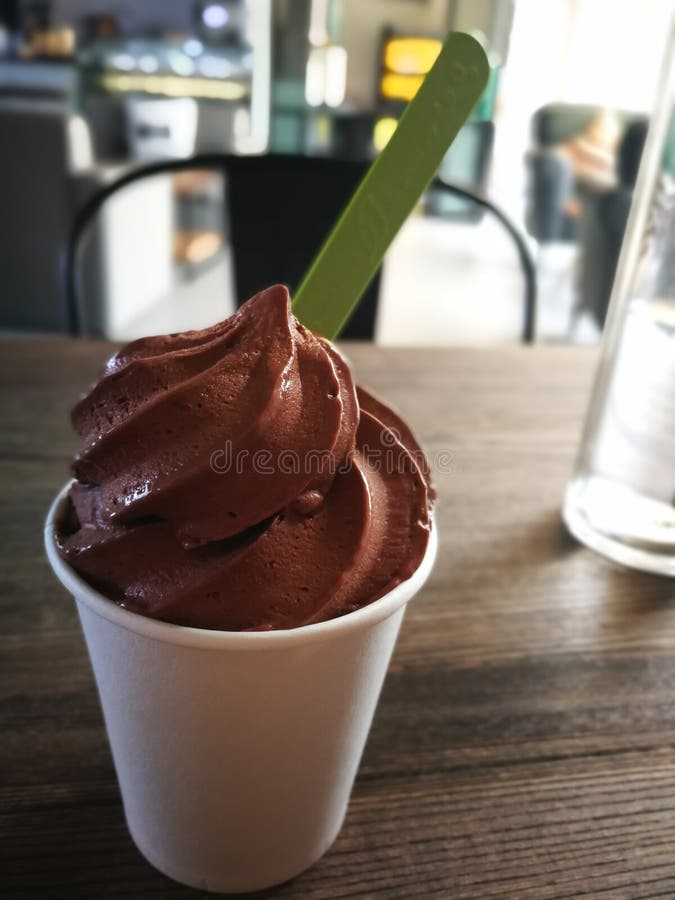 Ice cream break stock photo. Image of break, cream, chocolate 138501280