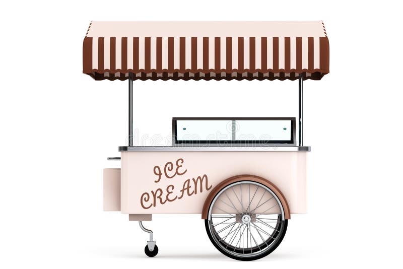 Ice Cream Cart Stock Photo - Download Image Now - Ice Cream Stand, Cart, Ice  Cream - iStock