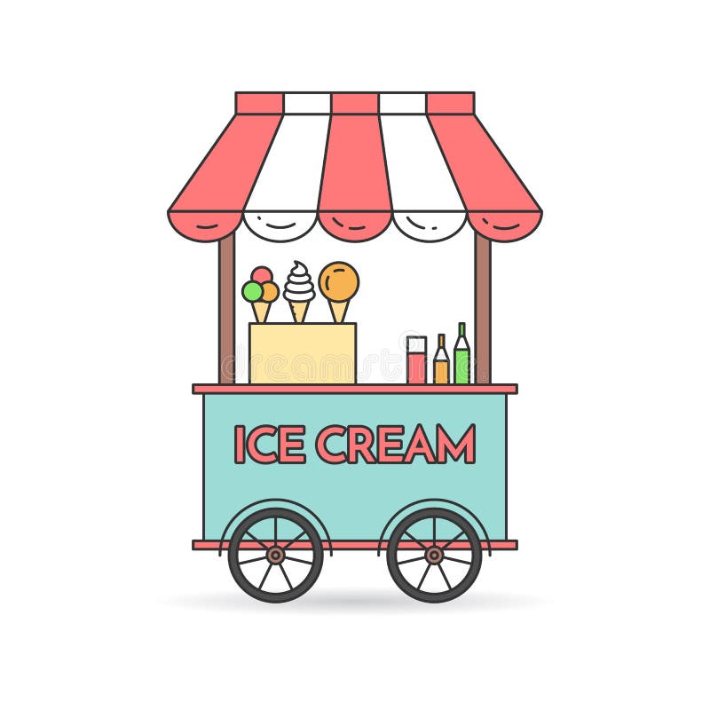 Ice Cream Cart Stock Illustrations – 4,589 Ice Cream Cart Stock  Illustrations, Vectors & Clipart - Dreamstime