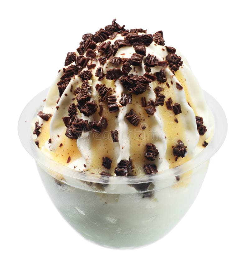 Ice cream with chocolate royalty free stock image Ice cream with chocolate royalty free stock image