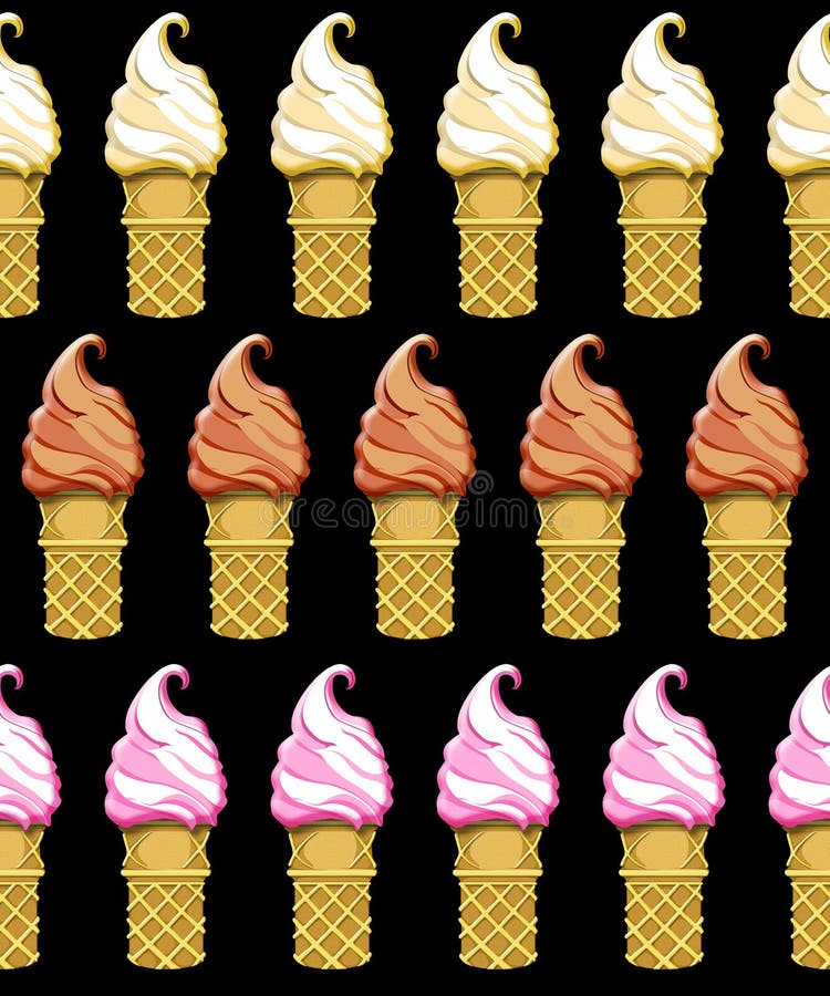 Ice cream cone background vector illustration Ice cream cone background vector illustration