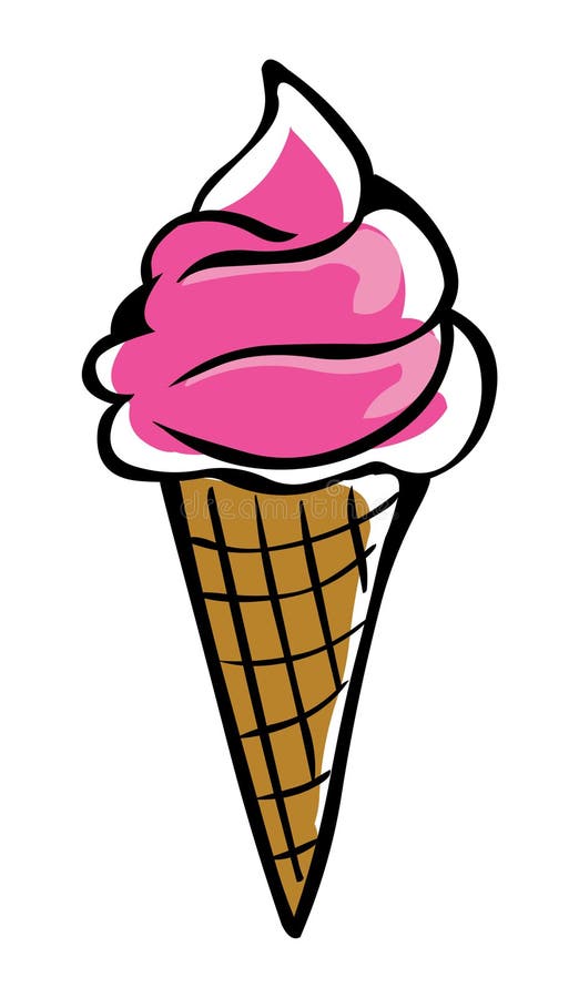 Colorful Ice Cream In Waffle Cone, Colorful Ice Cream, In Waffle Cone, Cream  PNG Transparent Image and Clipart for Free Download