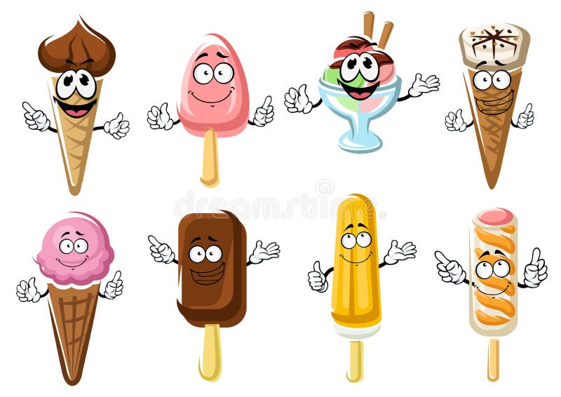 Cartoon Ice Cream Cones Stock Illustrations – 1,552 Cartoon Ice Cream Cones  Stock Illustrations, Vectors & Clipart - Dreamstime