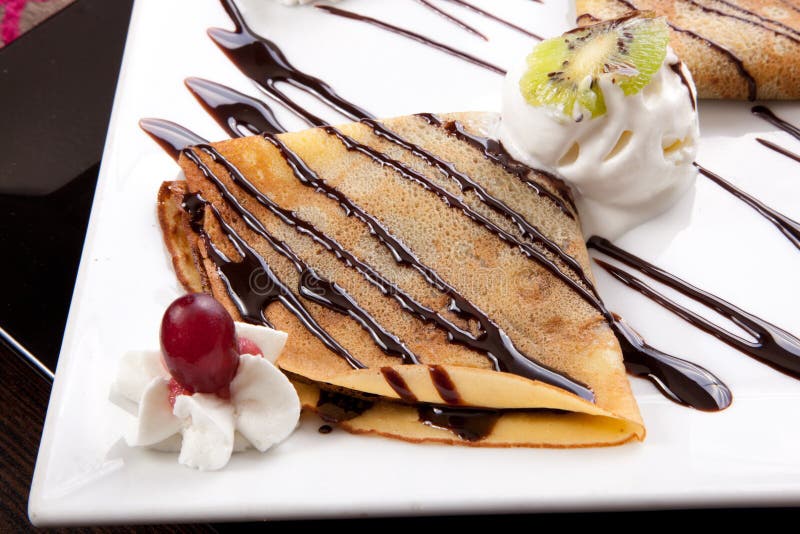 Ice cream Crepe