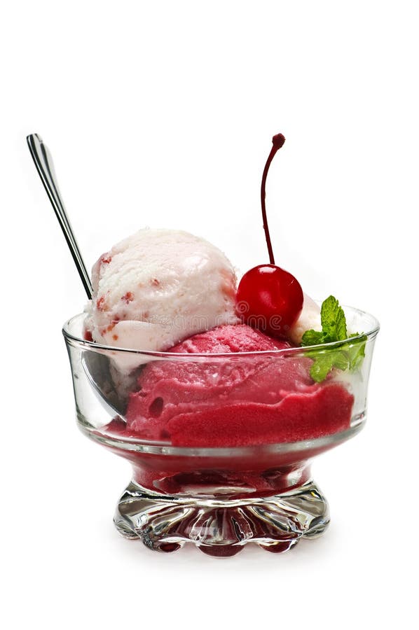 Ice cream in dish stock image. Image of isolated, dishes 11989475