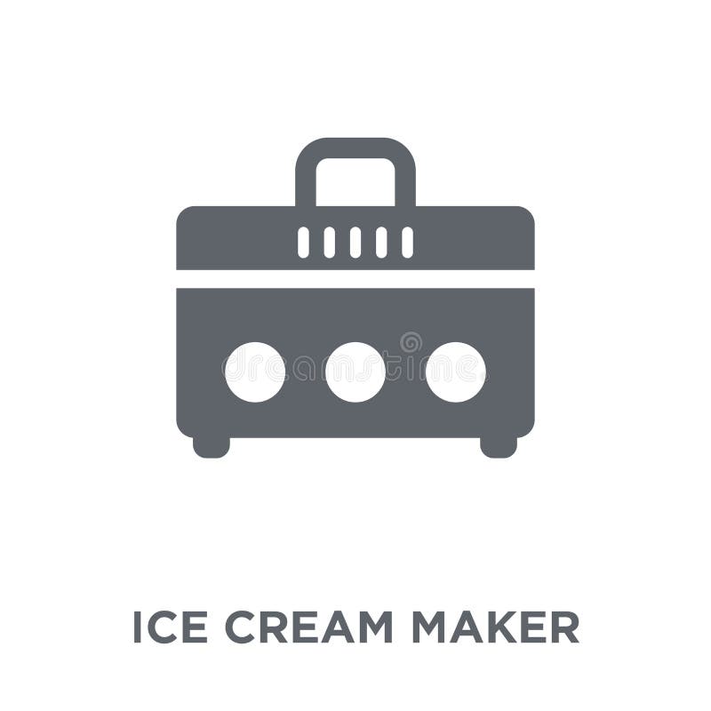 ice cream maker icon. ice cream maker design concept from Electronic devices collection. Simple element vector illustration on white background. ice cream maker icon. ice cream maker design concept from Electronic devices collection. Simple element vector illustration on white background.