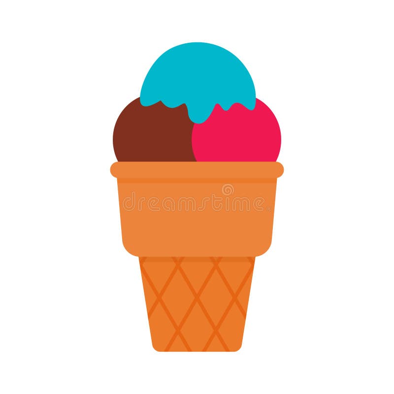 Cartoon Ice Cream Clip Art Design with Cute Vector Png Illustration Stock  Vector - Illustration of cone, fresh: 223955330