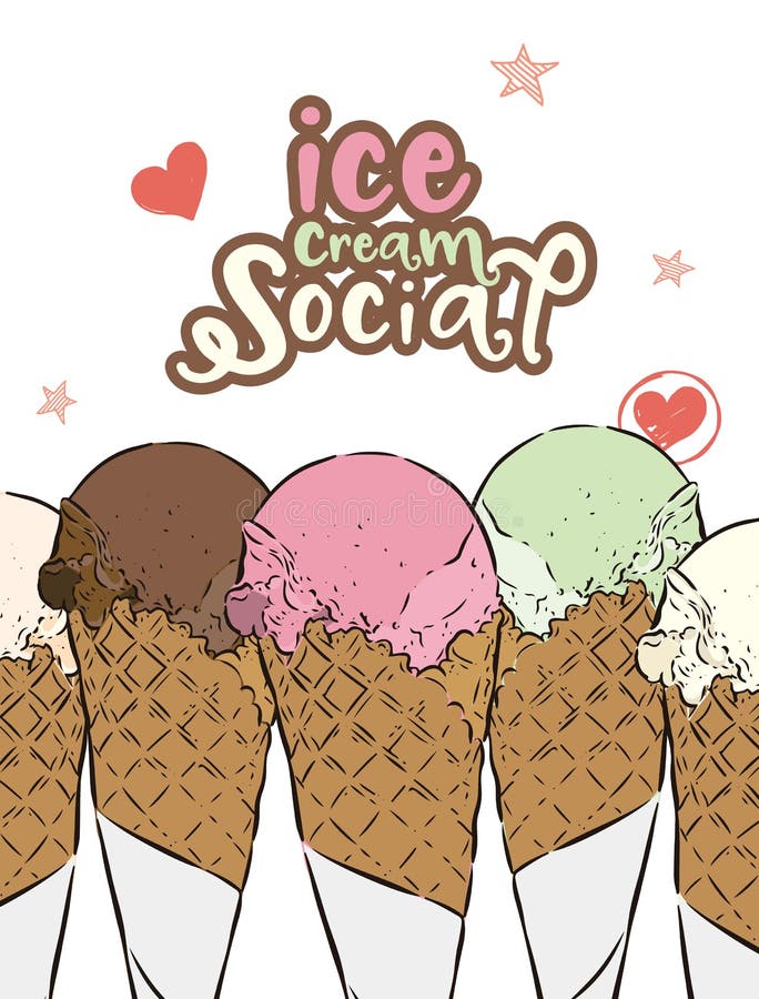 free clipart ice cream social