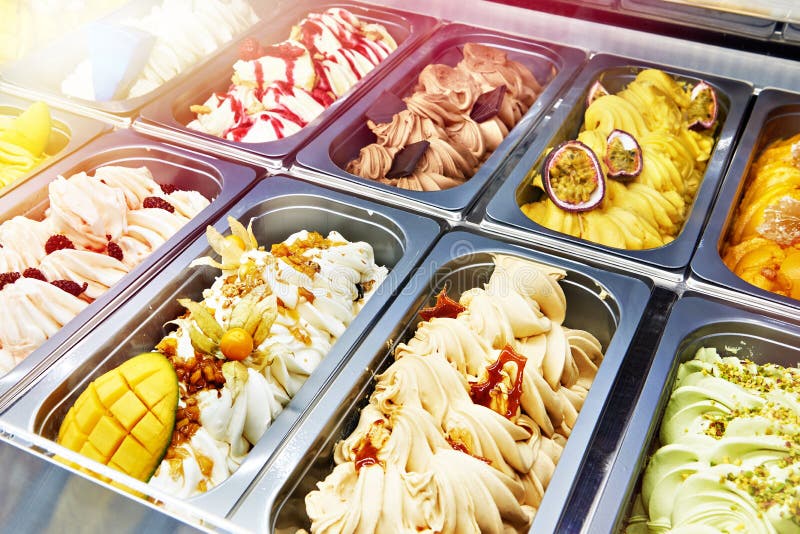 Colorful ice cream tray Stock Photo by ©Fotoember 71941187