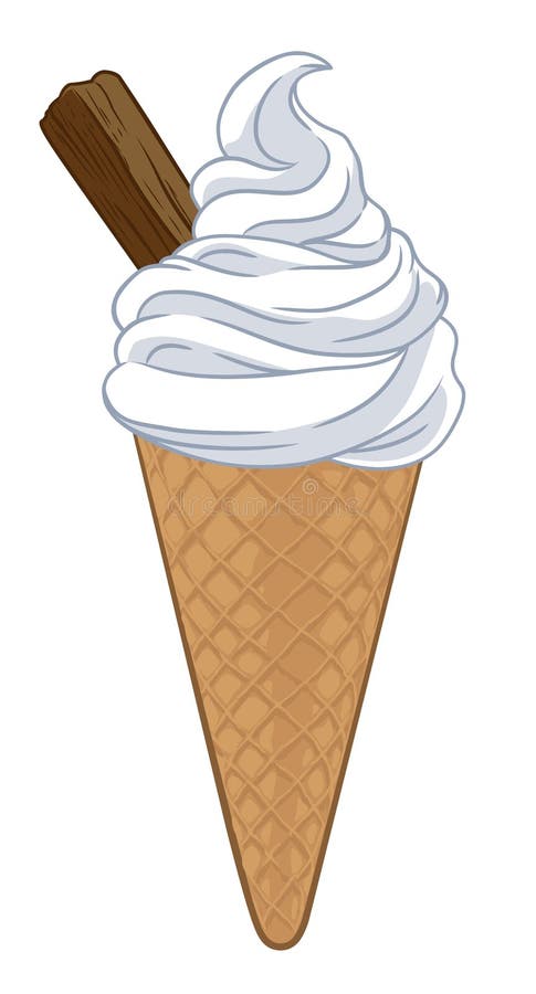 chocolate ice cream cone clip art