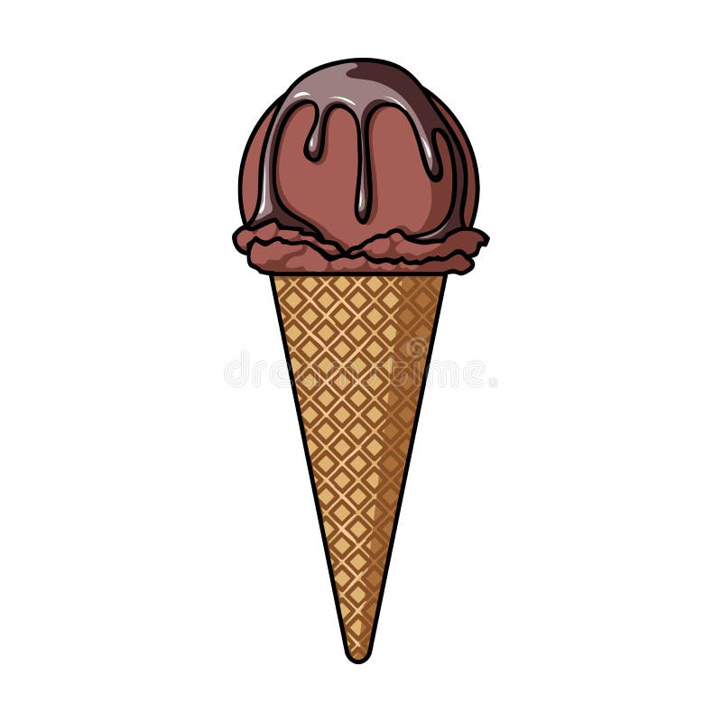 Ice Cream in Waffle Cone Icon in Cartoon Style Isolated on White Background. Ice Cream Symbol Stock Vector Illustration. Stock Vector - Illustration of white, dessert: 85269515 Ice Cream in Waffle Cone Icon in Cartoon Style Isolated on White Background. Ice Cream Symbol Stock Vector Illustration. Stock Vector - Illustration of white, dessert: 85269515