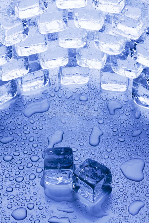 Ice Cubes stock photo. Image of pure, shape, cubes, blue 14569574