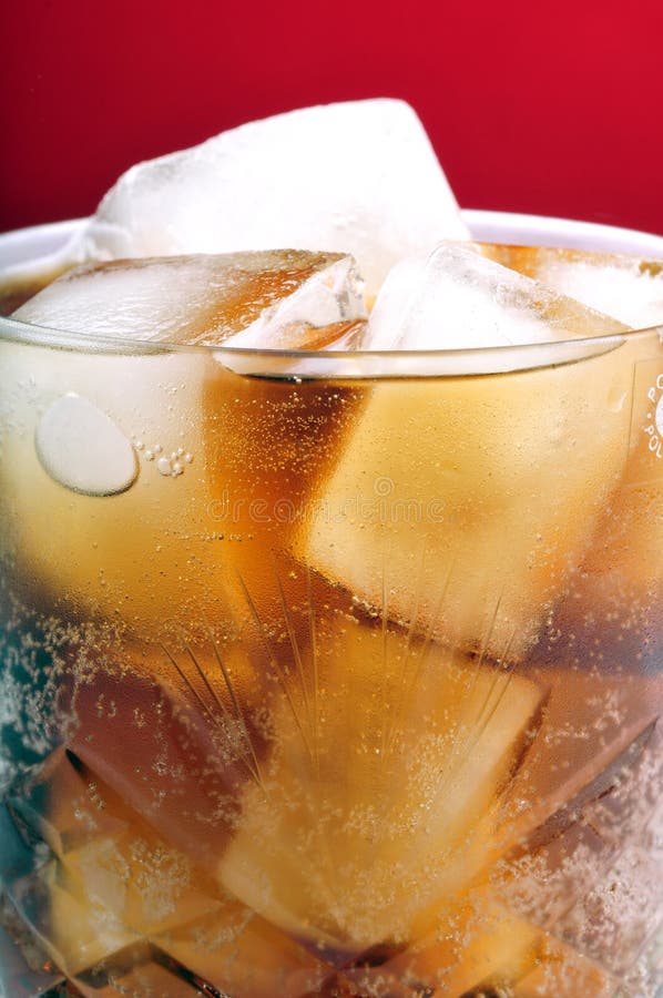 Ice cubes in drink