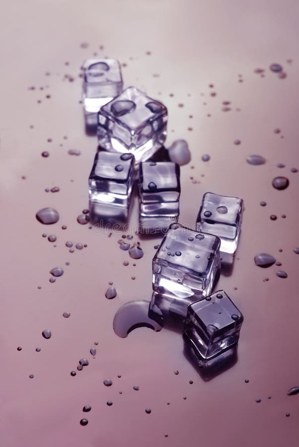 Ice cubesmelting stock photo. Image of close, freeze 68196878