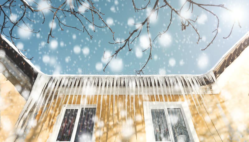 Ice Dams, Icicles on the Roof