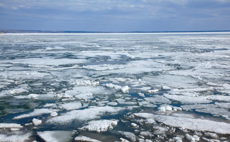 Ice drift stock image. Image of springtime, environment - 38364505