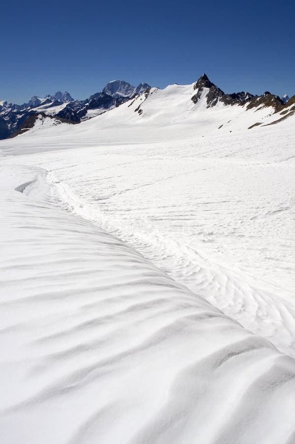 Ice field near Elbrus