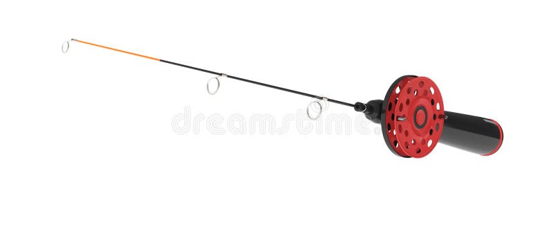 Download Ice fishing rod stock illustration. Illustration of black ...