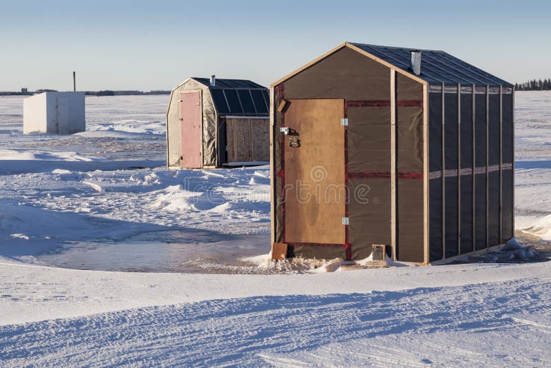 157 Ice Fishing House Stock Photos, High-Res Pictures, and Images