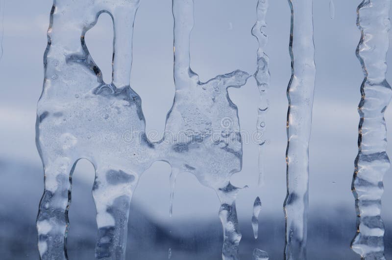 Ice on glass stock image. Image of glass, cool, abstract 7614383