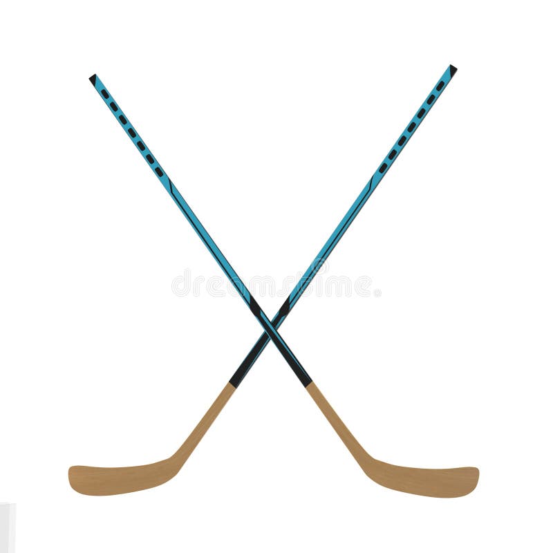 Ice Hockey Crossed Sticks Stock Illustrations 772 Ice Hockey Crossed