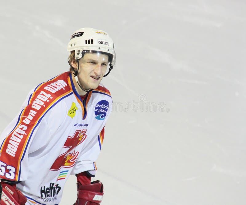 Ice hockey player editorial photography. Image of winter 13094007