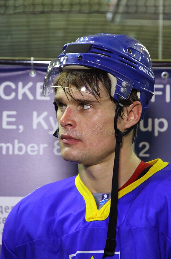 Icehockey Player Ruslan Fedotenko of Ukraine Editorial Stock Photo