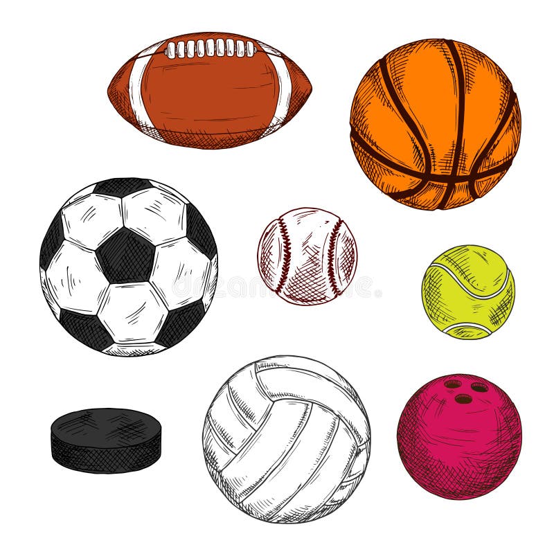 Ice hockey puck with balls for various sport games vector illustration Ice hockey puck with balls for various sport games vector illustration