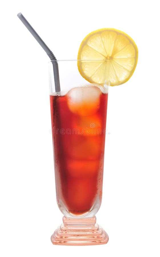 Ice lemon tea, drink, isolated stock images Ice lemon tea, drink, isolated stock images