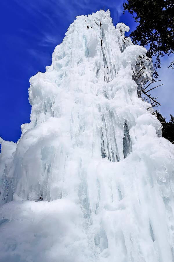 Ice sculpture in High Tatra Mountains