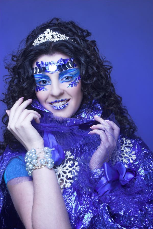 Ice queen. stock image. Image of crown, beautiful, frost 37759185