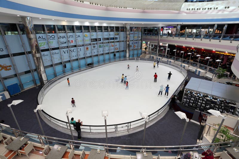 Ice Rink in Marina Mall, Abu Dhabi Editorial Photo Image of united