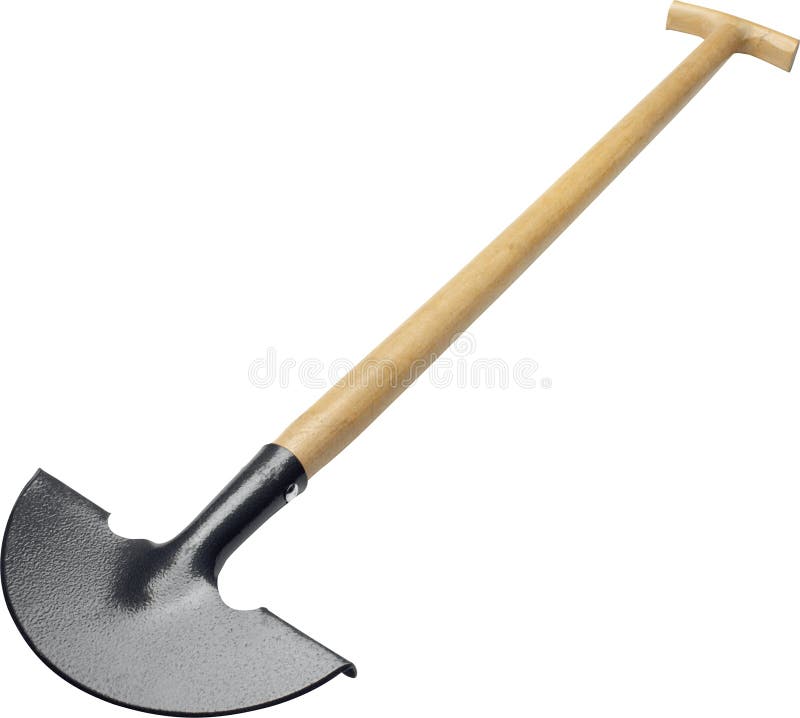 Ice shovel with wooden handle on a white background royalty free stock photography Ice shovel with wooden handle on a white background royalty free stock photography