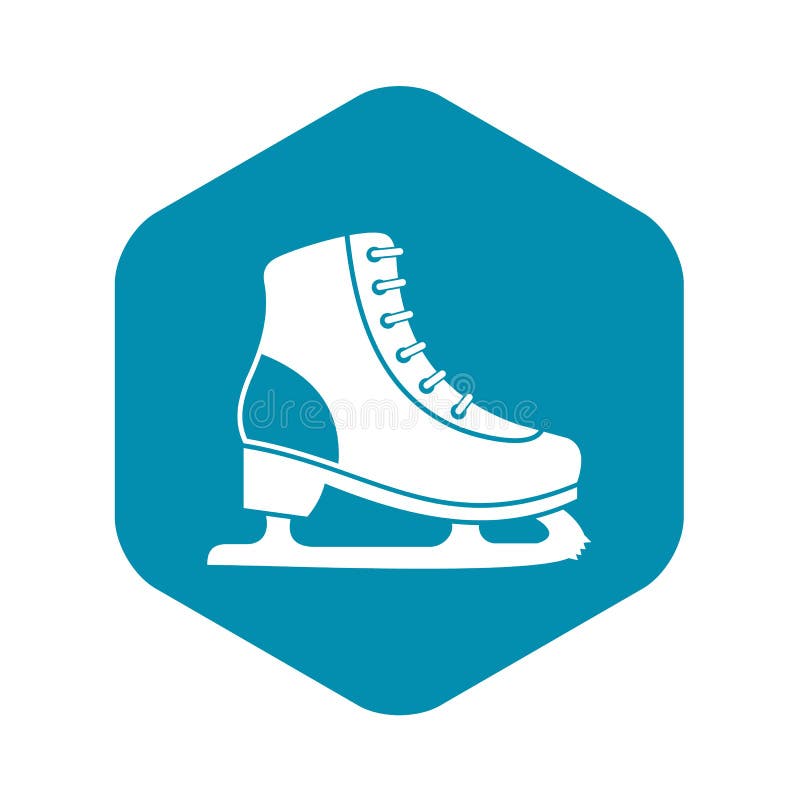 Ice Hockey Skate Icon Simple Style Stock Illustrations 384 Ice Hockey