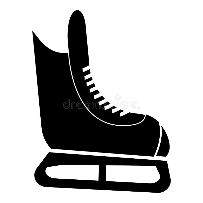 Ice Hockey Skate Icon Simple Style Stock Illustrations 384 Ice Hockey