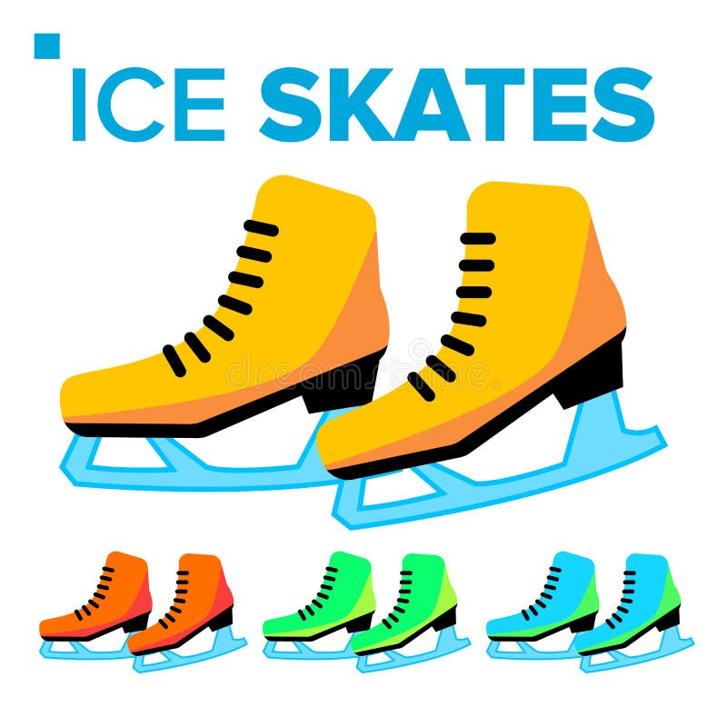Ice Skates Icon Vector. Classic Female Winter Retro Figure Sport Shoes. Isolated Cartoon Illustration royalty free illustration Ice Skates Icon Vector. Classic Female Winter Retro Figure Sport Shoes. Isolated Cartoon Illustration royalty free illustration