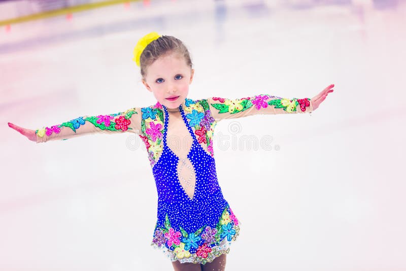 Ice skating stock image. Image of caucasian, children 51856117