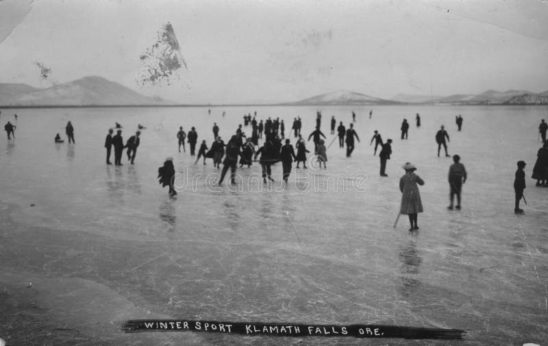 Ice Skating Near Klamath Falls, Oregon Picture. Image 222321655