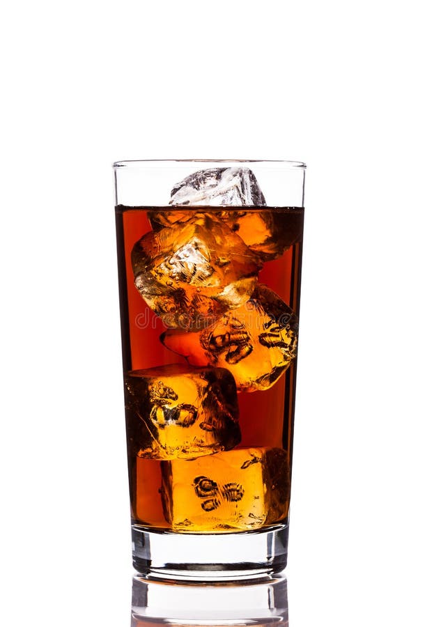 Ice Tea on white background