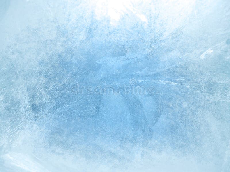 Ice on a window, background