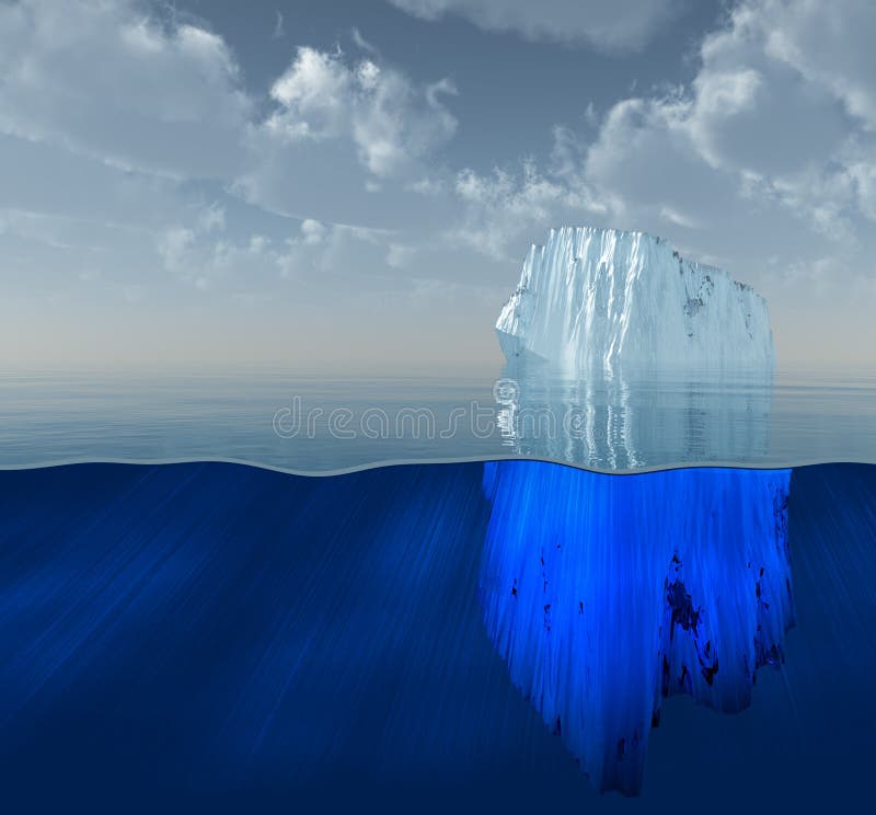 Iceberg stock illustration. Illustration of blue, ocean 31968552