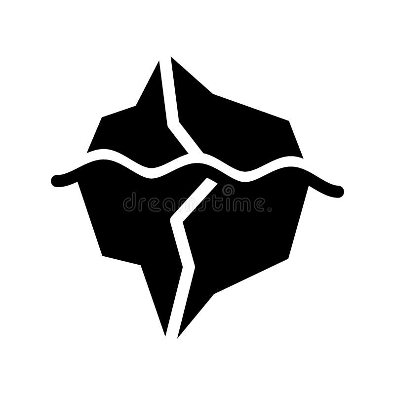 Iceberg Icon Vector Symbol Design Illustration Stock Illustration ...