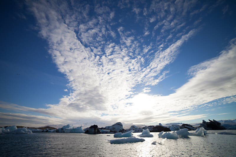 Iceberg Lagoon, Jokulsarlon lake, Iceland